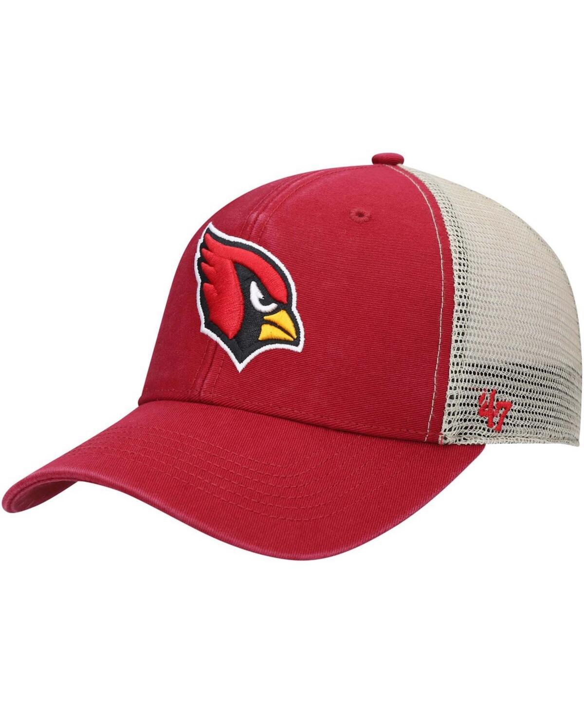 Men's '47 Cardinal Arizona Cardinals Flagship MVP Snapback Hat, Red Product Image