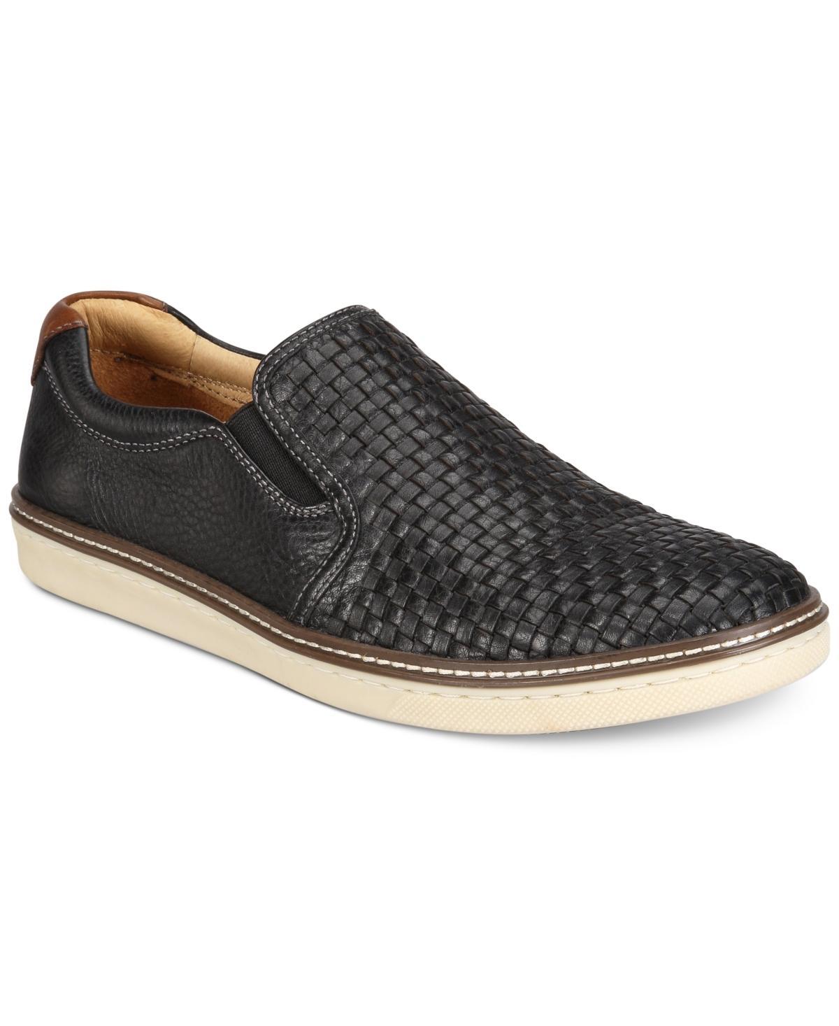 Johnston  Murphy Mens McGuffey Woven Leather Slip Product Image
