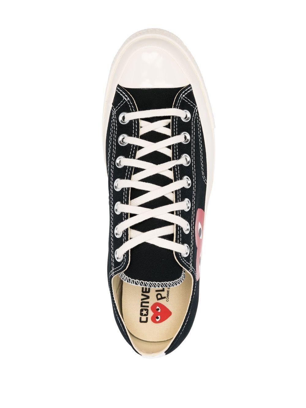 x Comme Des Garçons Play Chuck 70 Ox "Half Heart Black" sneakers Product Image