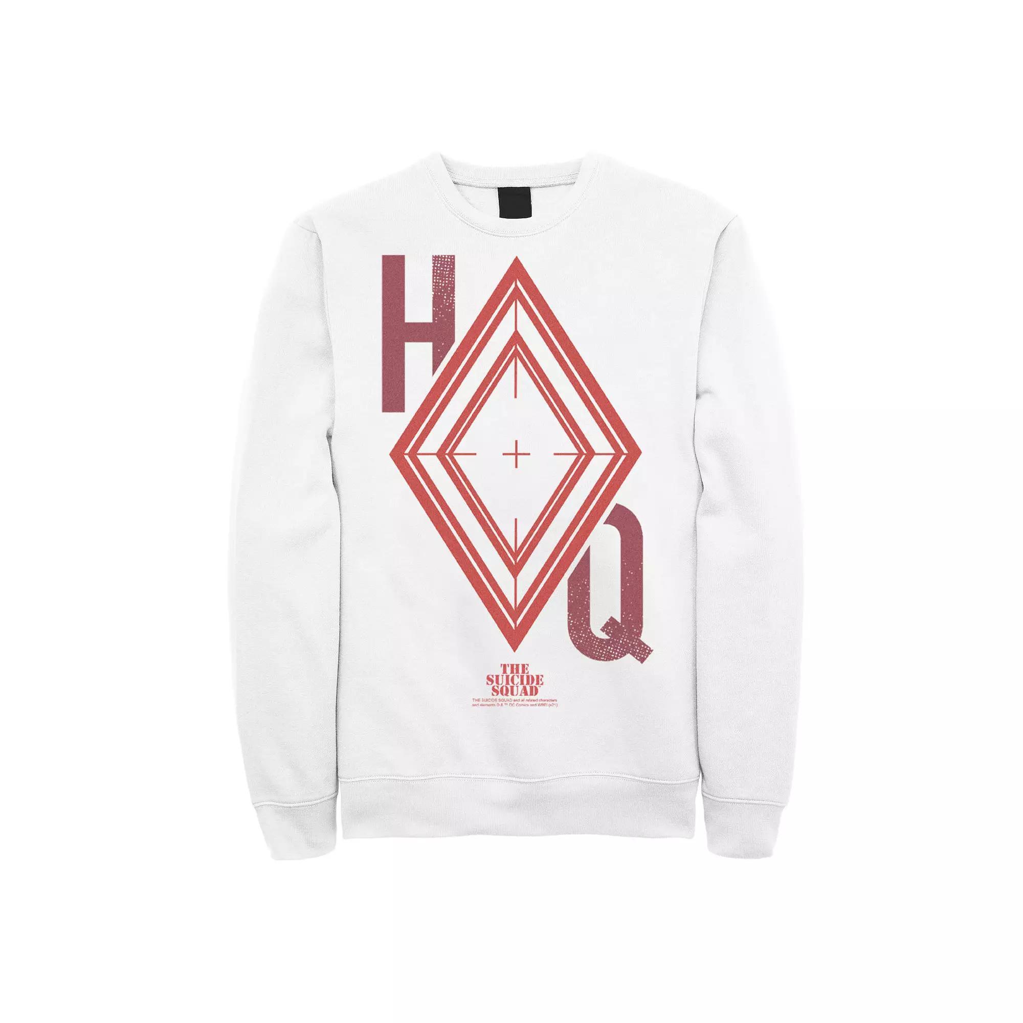 Men's The Suicide Squad HQ Target Sweatshirt, Size: Small, White Product Image