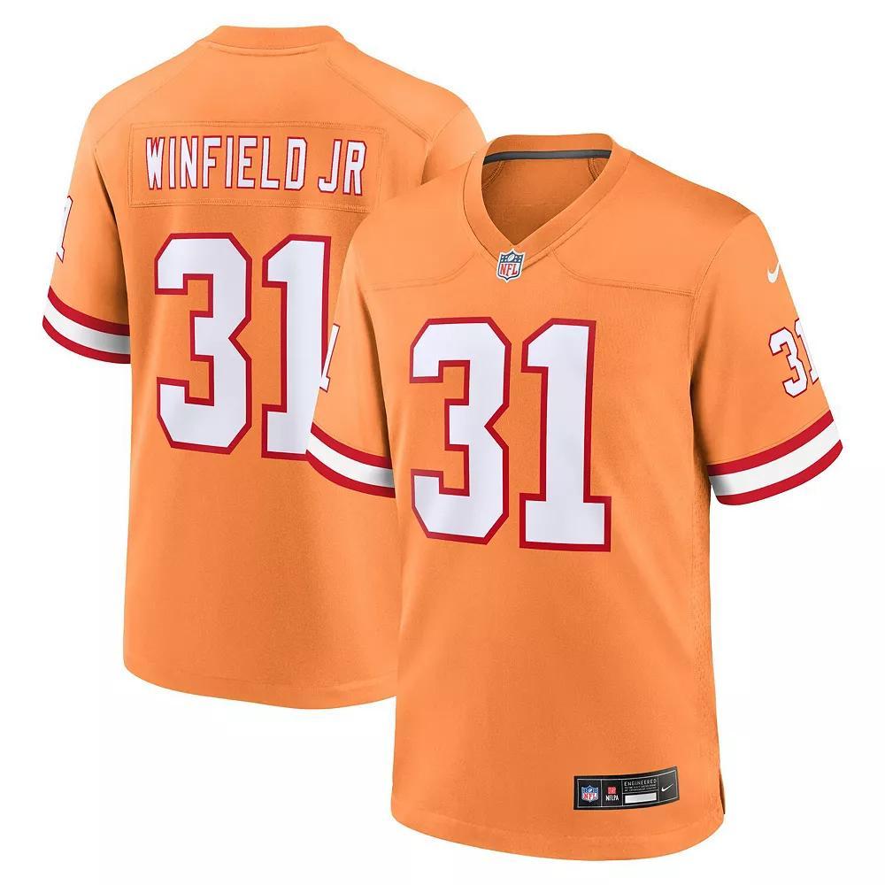 Men's Nike Antoine Winfield Jr. Orange Tampa Bay Buccaneers Throwback Game Jersey, Size: Medium Product Image