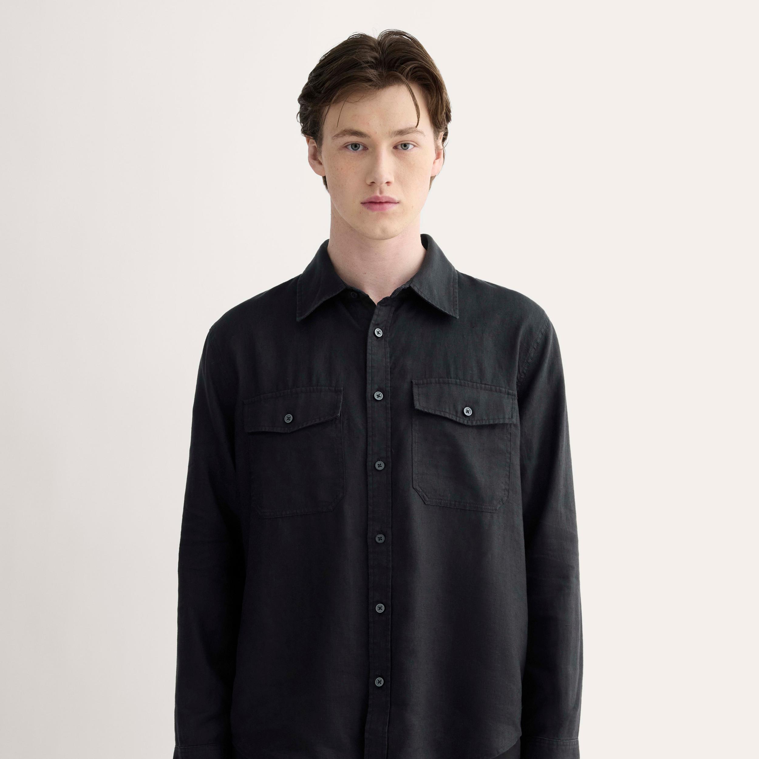 The Linen Utility Shirt Product Image