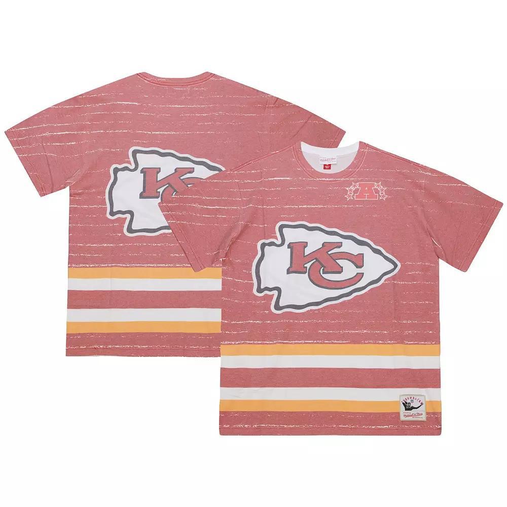 Men's Mitchell & Ness Red Kansas City Chiefs Jumbotron 3.0 T-Shirt, Size: Medium Product Image