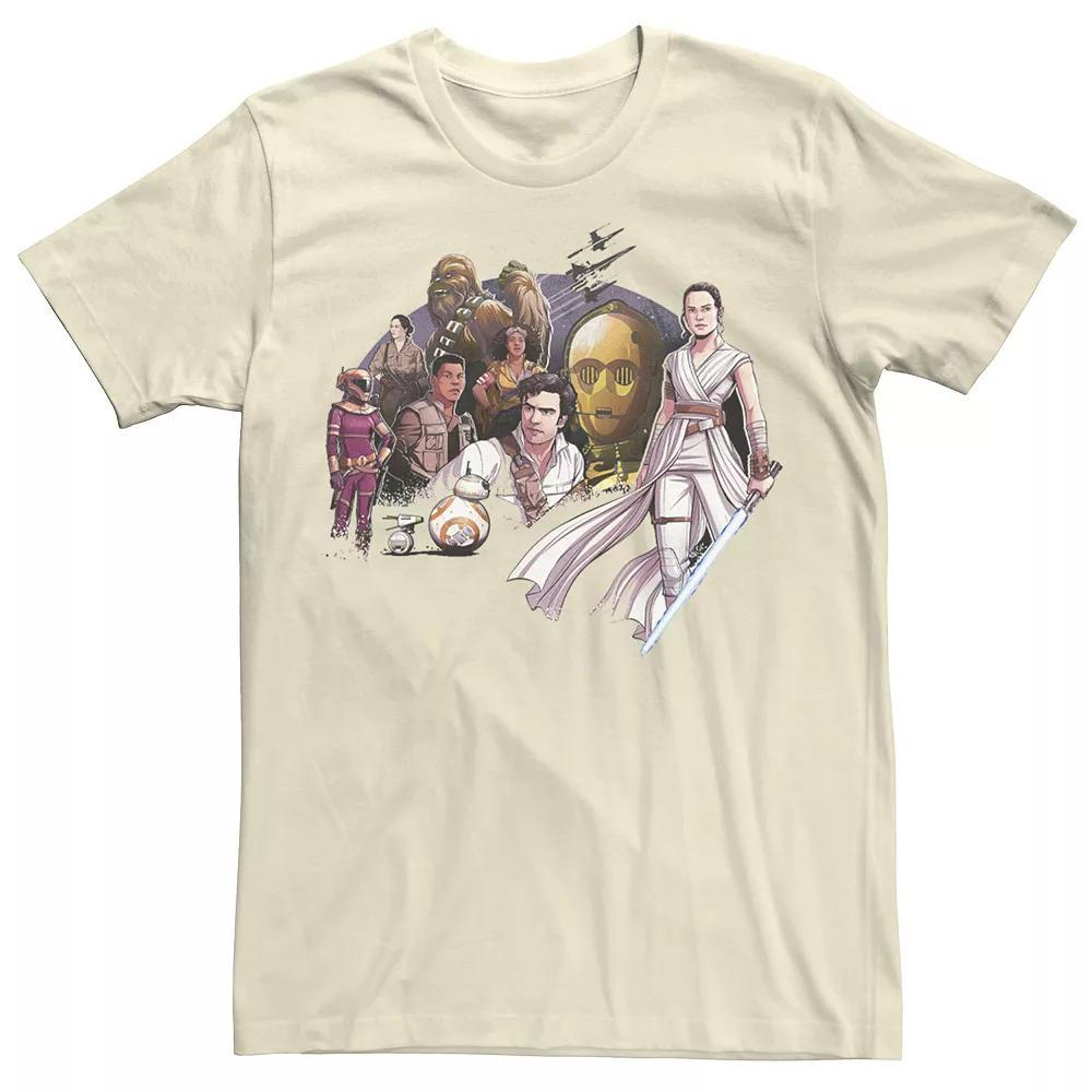 Men's Star Wars: The Rise of Skywalker Sith Trooper Villain Tee, Size: Large, Athletic Grey Product Image