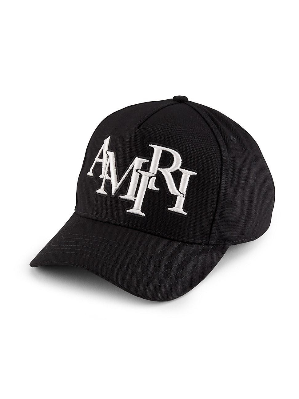 Mens Staggered Logo Canvas Hat Product Image