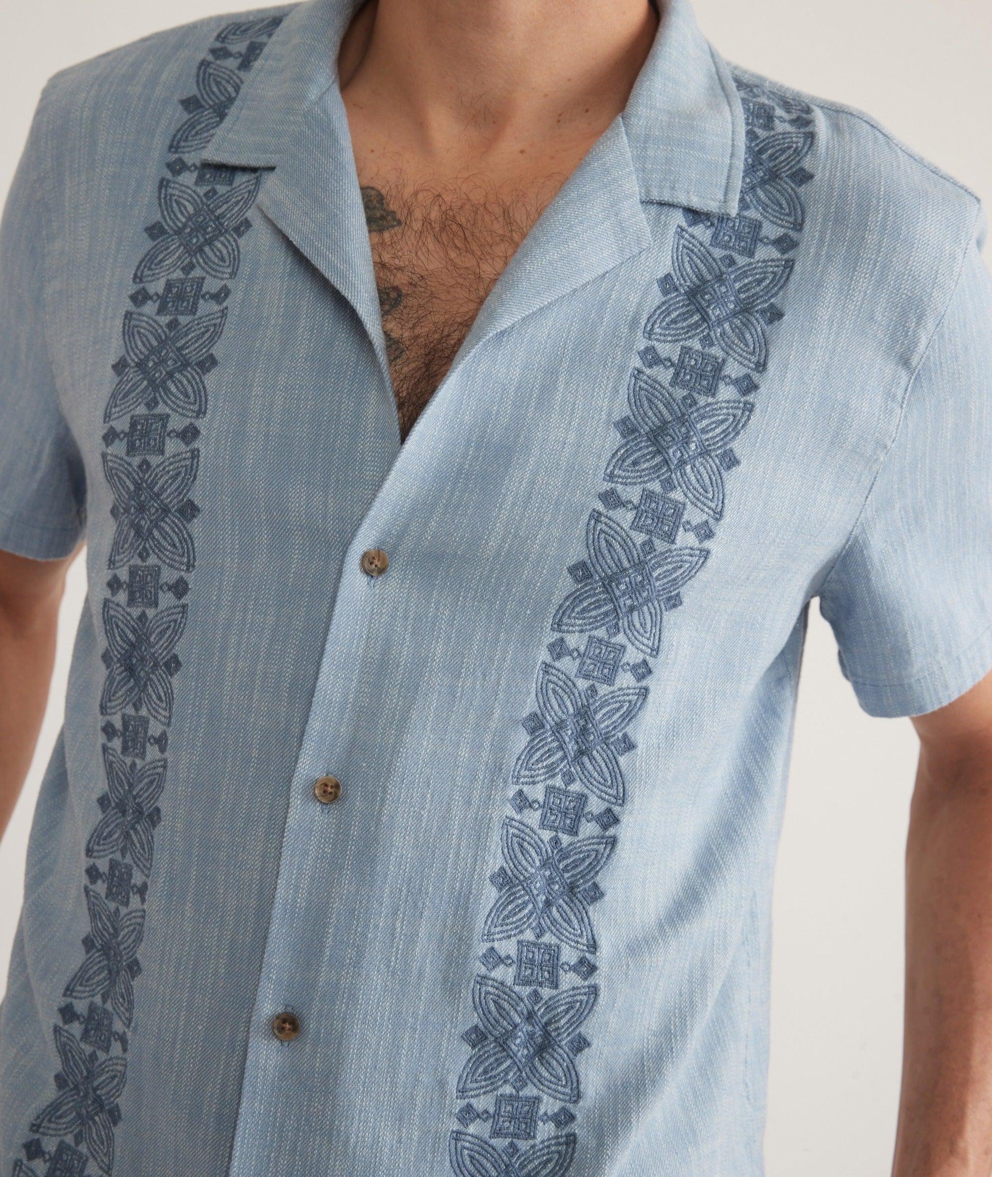 Stretch Selvage Long Sleeve Shirt Product Image