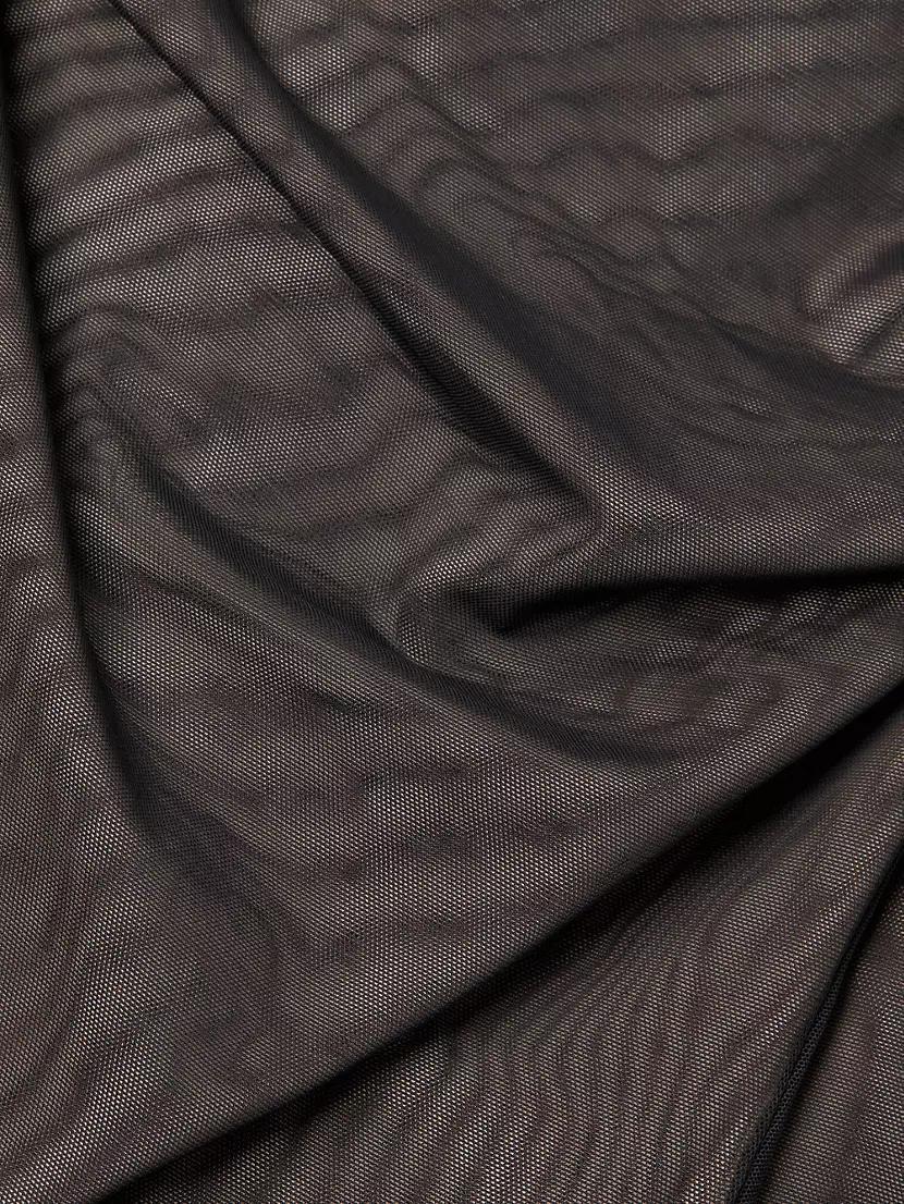 Nina Ripple Mesh Gown Product Image