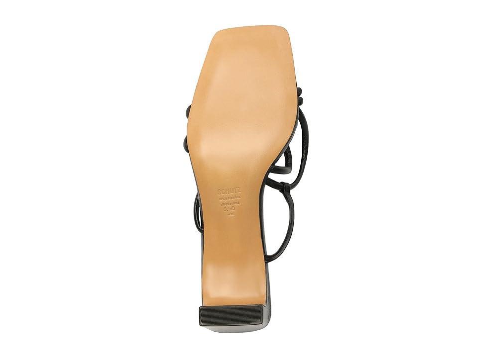 Aimee Block Leather Sandal Product Image