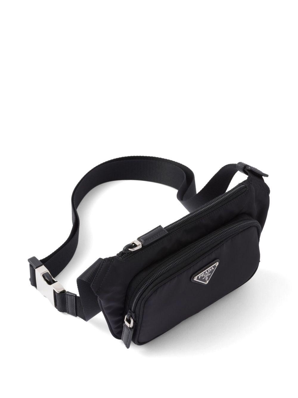 logo-appliqué Re-Nylon belt bag Product Image