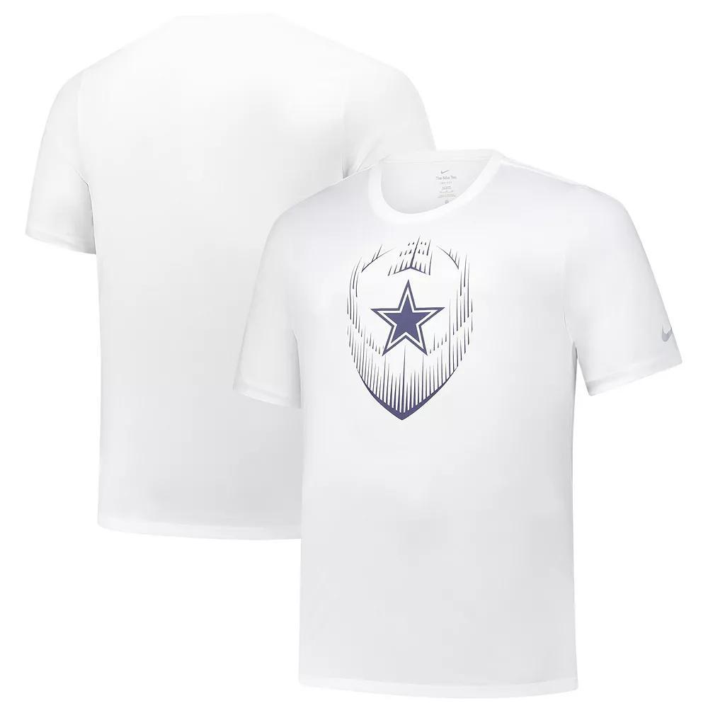 Men's  Nike  White Dallas Cowboys Big & Tall Blitz Legend Icon Performance T-Shirt, Size: XLT Product Image