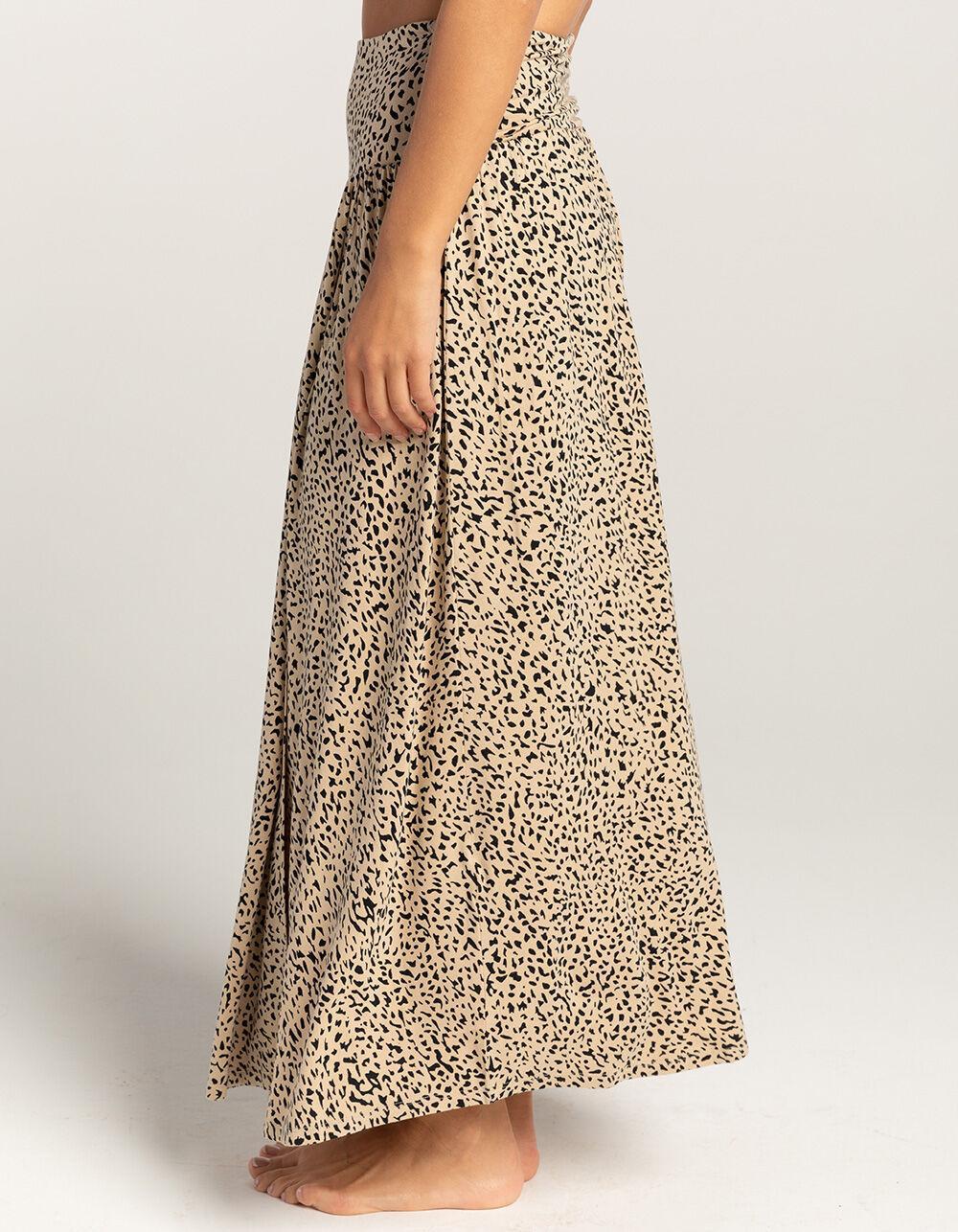 VOLCOM High Wired Womens Maxi Skirt - LEOPARD Product Image