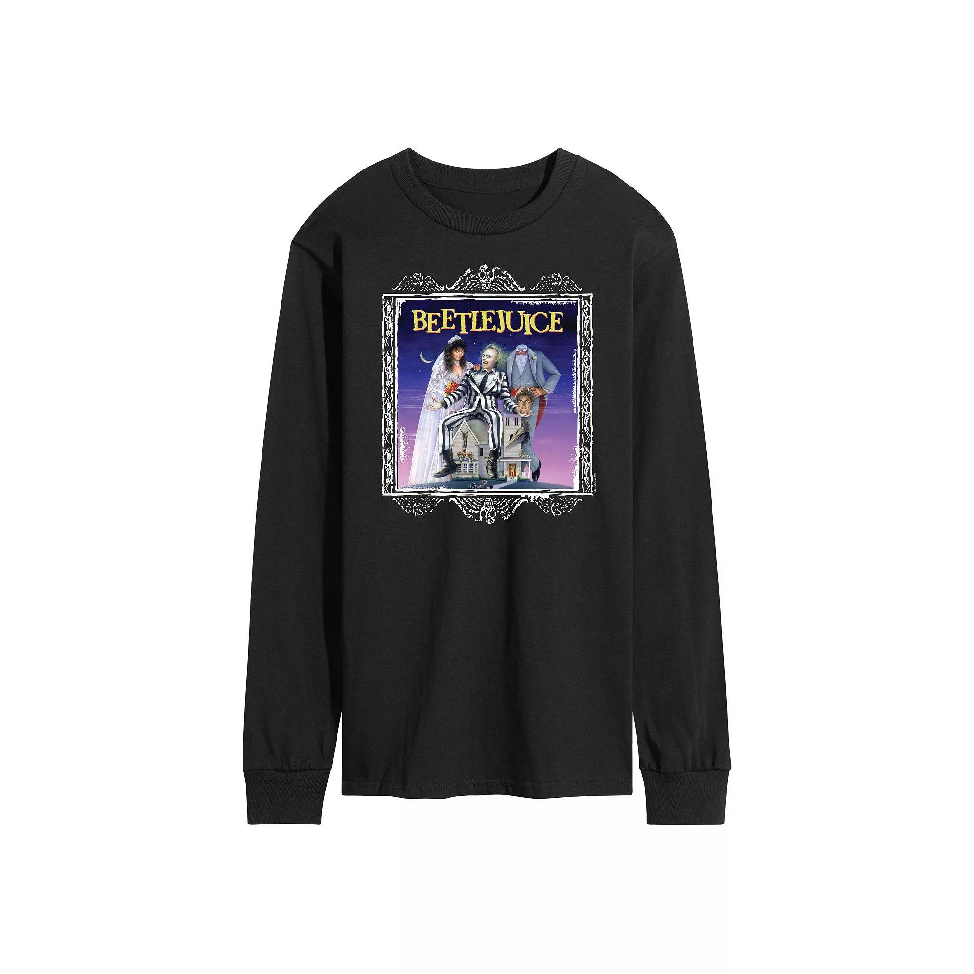 Mens Beetlejuice Long Sleeve Tee Product Image