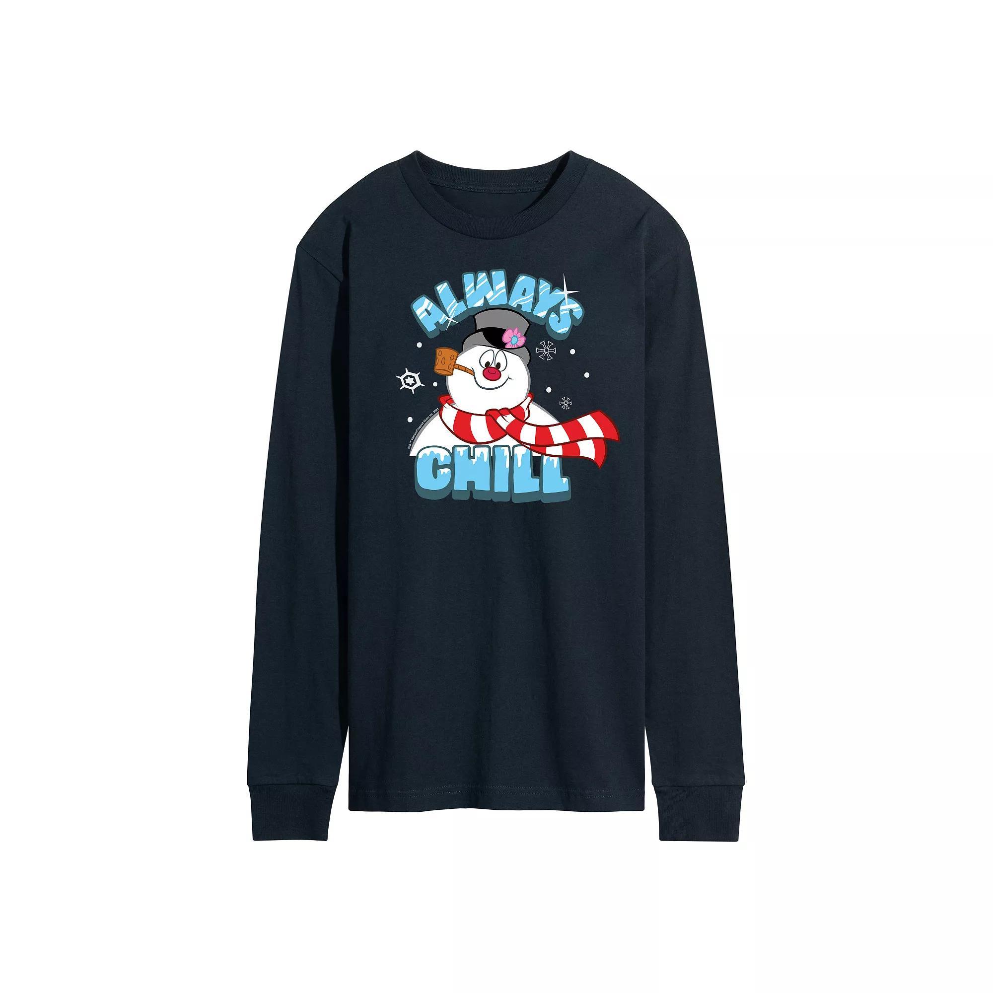 Disneys Minnie Mouse Mens Americana Long Sleeve Graphic Tee Product Image
