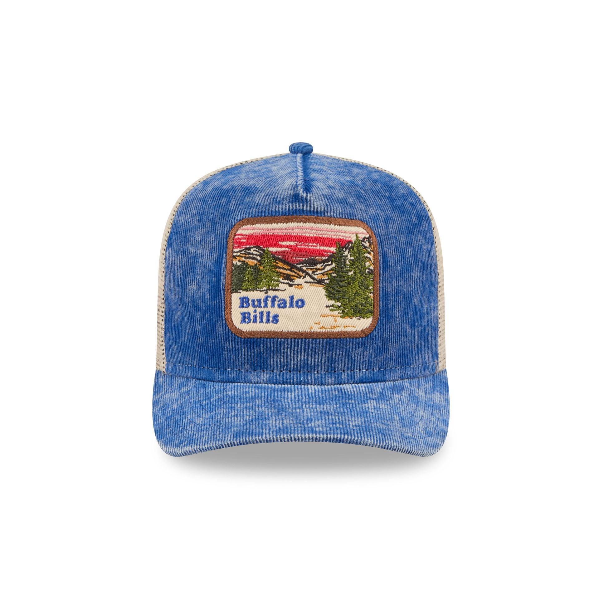 Buffalo Bills Vintage Landscape 9FIFTY A-Frame Trucker Hat Male Product Image