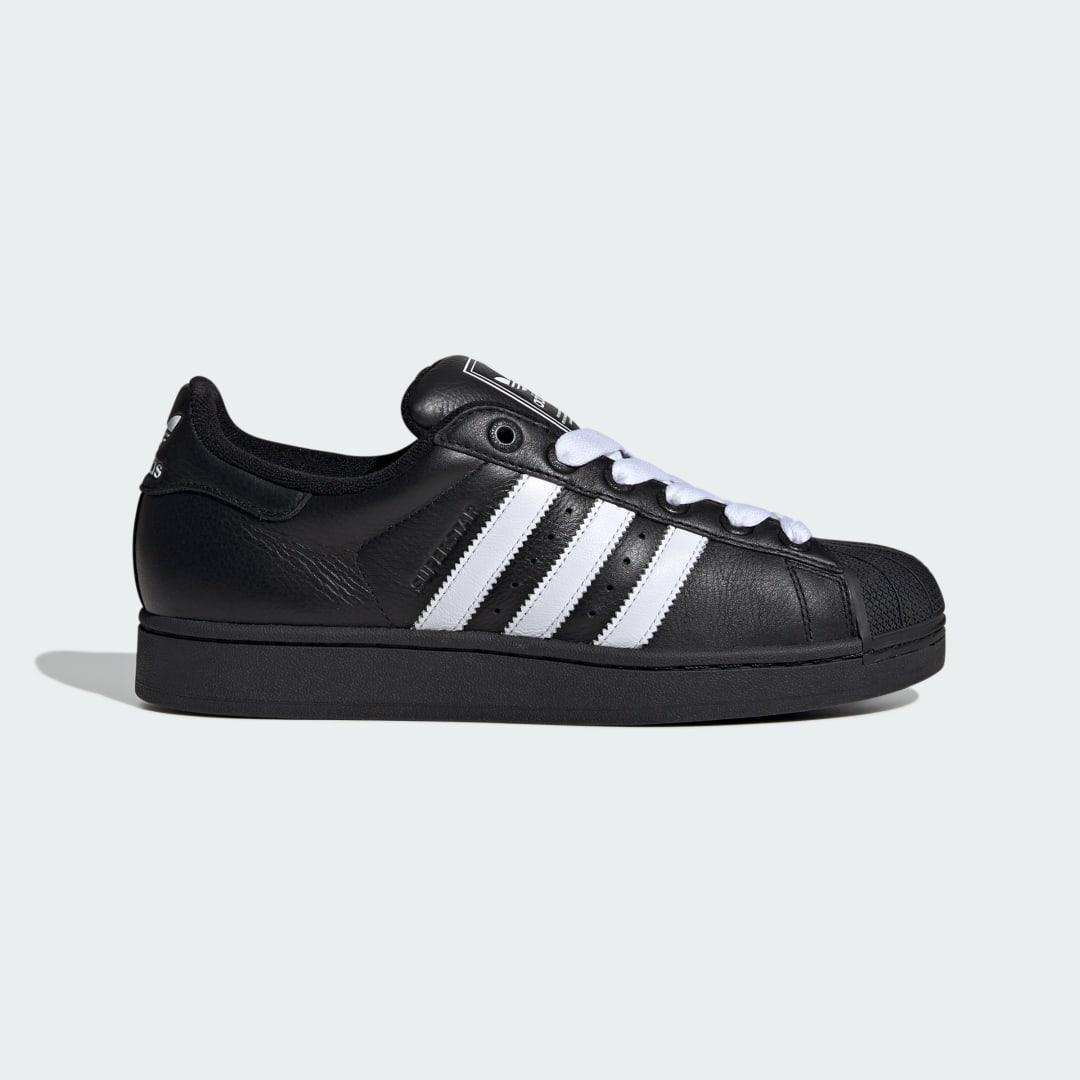 adidas Superstar II Shoes Core Black 5.5 Unisex Product Image