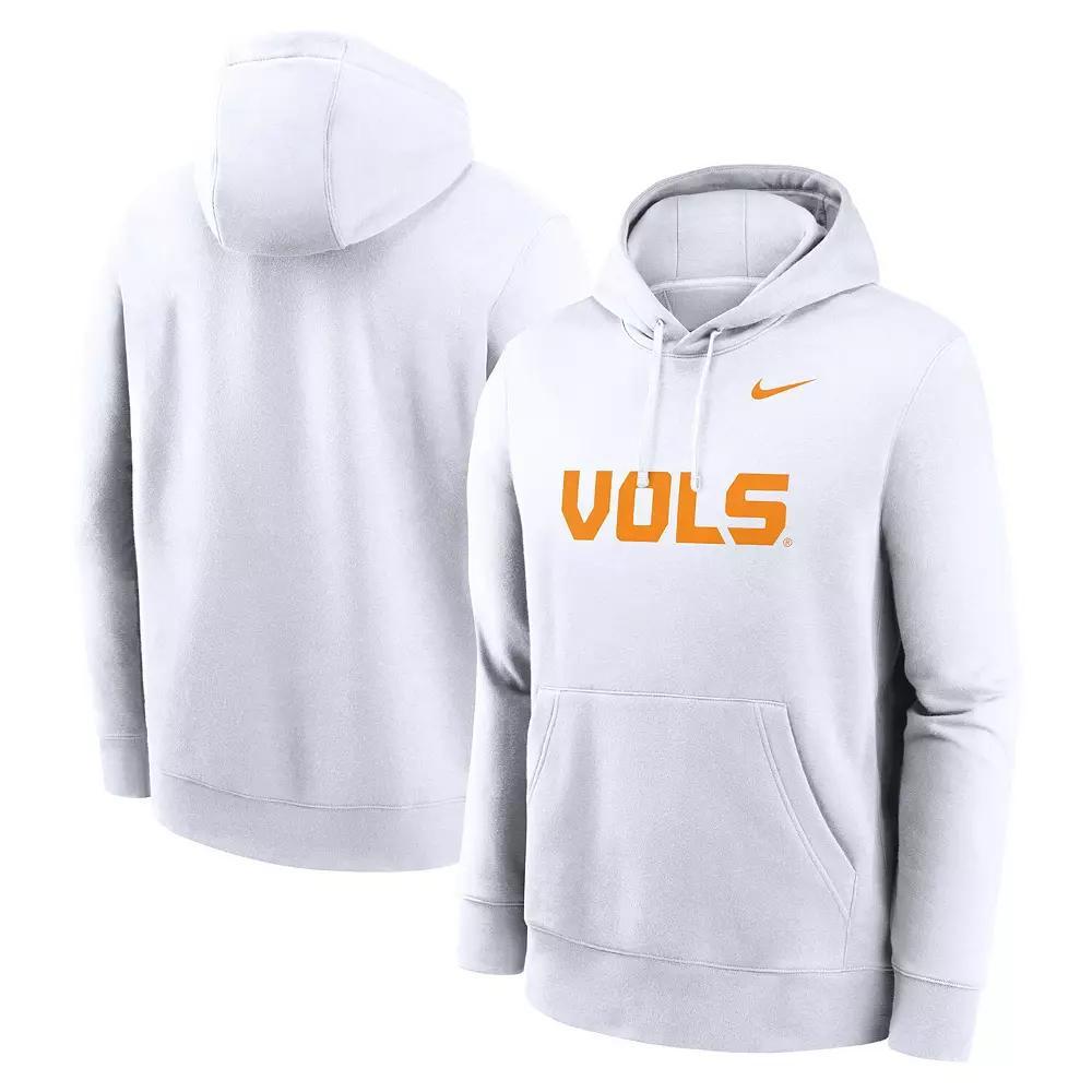 Men's Nike White Tennessee Volunteers Primetime Alternate Logo Club Fleece Pullover Hoodie, Size: Large Product Image