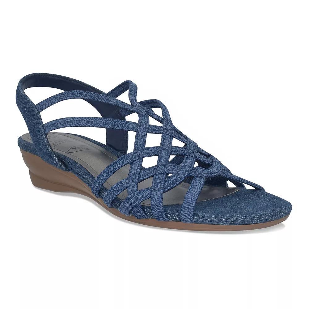 Impo Raya Women's Stretch Elastic Sandals, Size: 10 Medium, Blue Product Image
