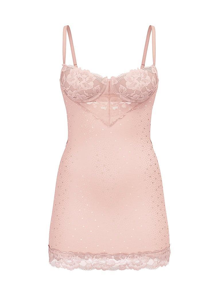 Modal & Lace Cupped Mini Slip Dress Product Image