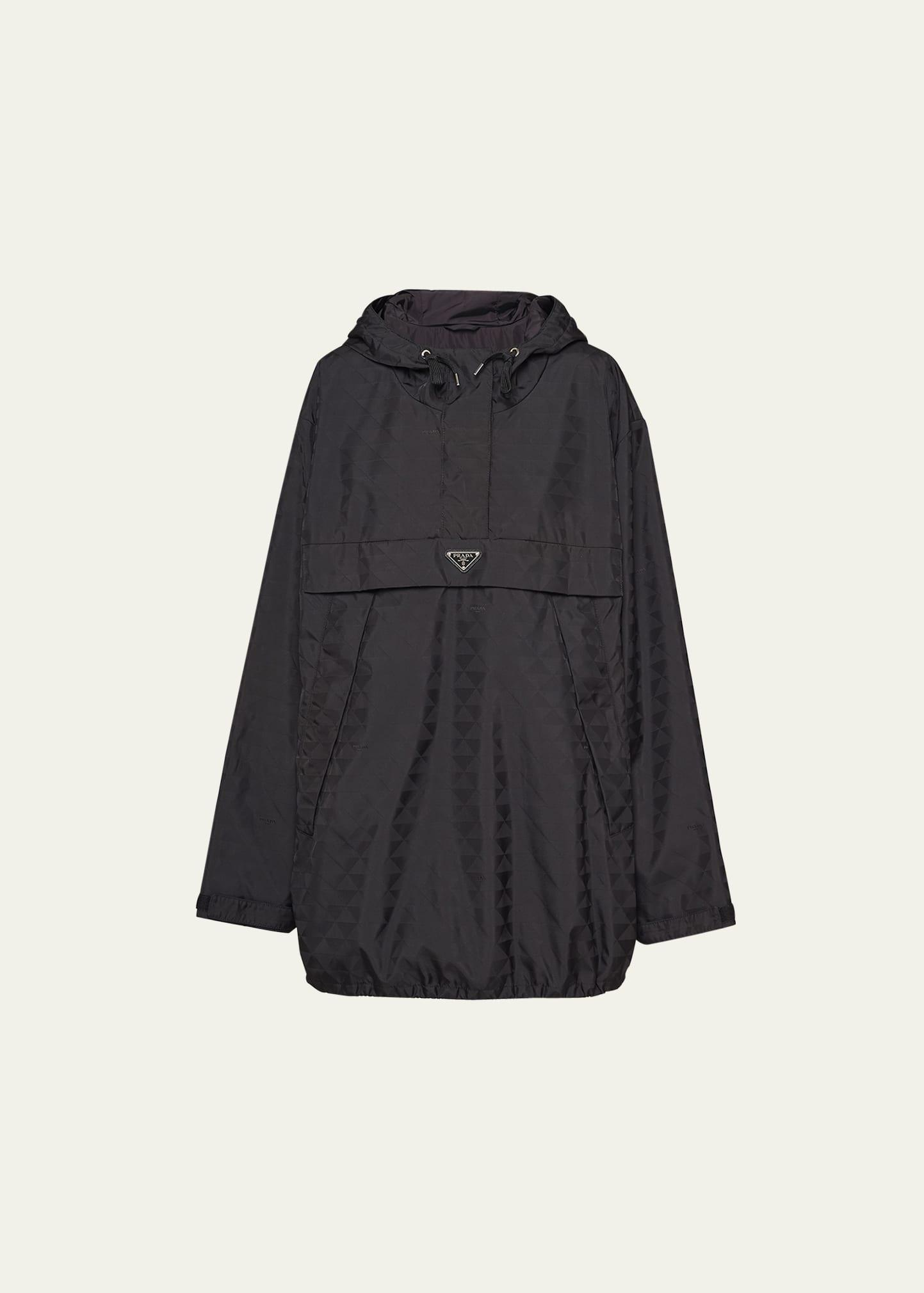 Printed Nylon Pullover Windbreaker Product Image