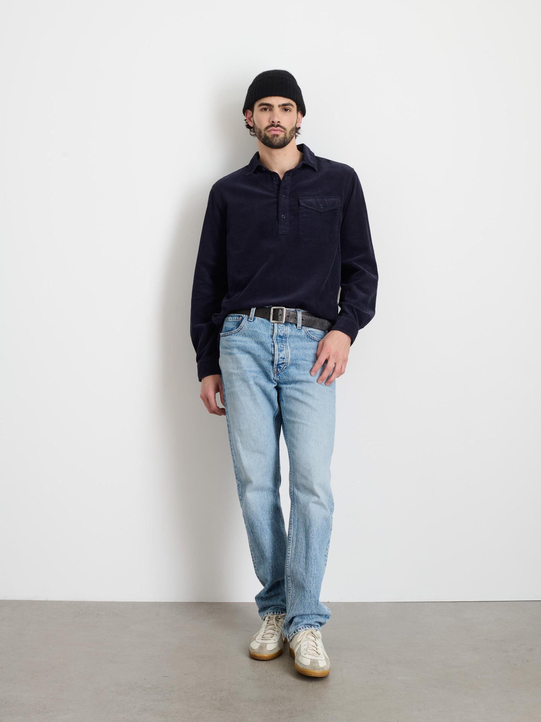 Carter Popover Shirt In Fine Wale Corduroy Product Image