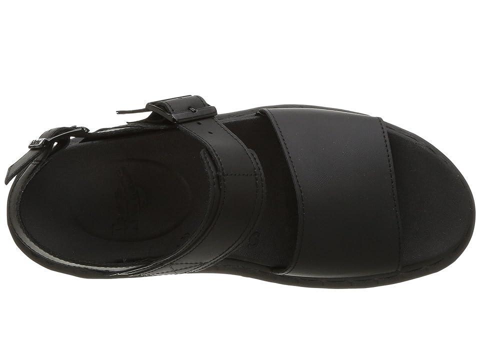 Dr Martens Voss black Leather Flat Chunky Sandals Product Image