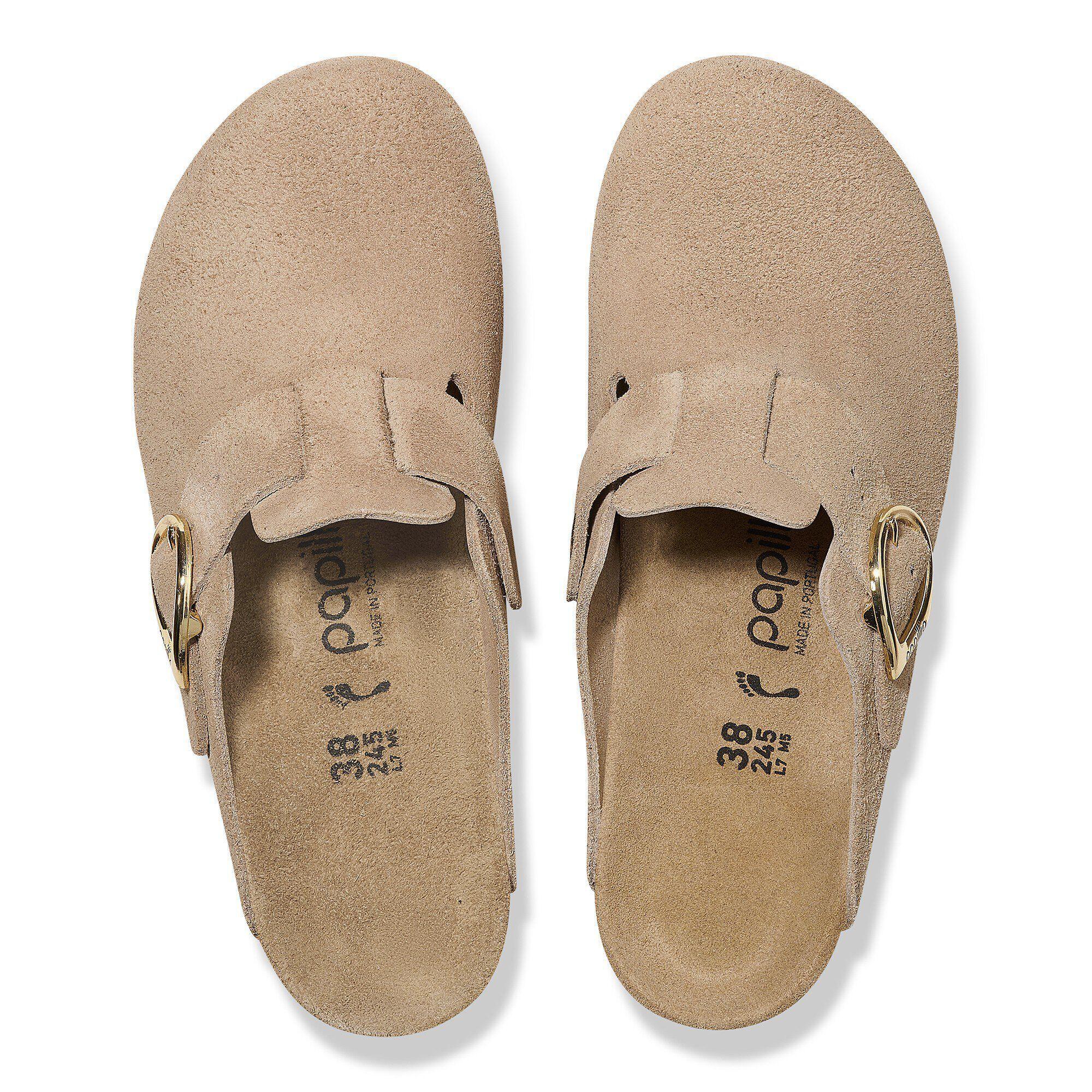Fanny Ring-Buckle Suede Leather Product Image