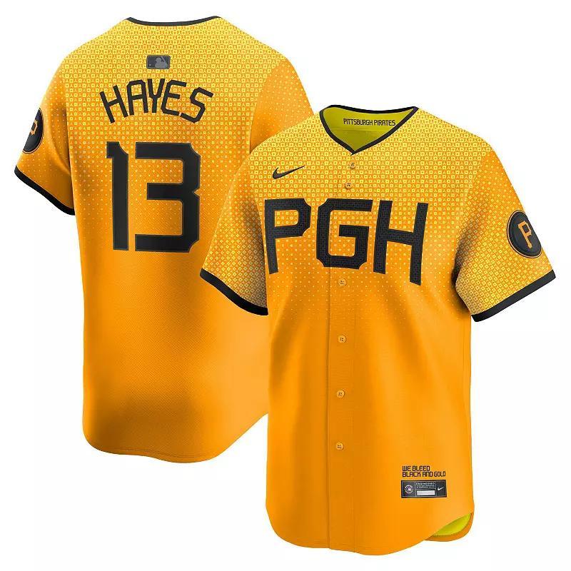 Men's Nike Roberto Clemente Gold Pittsburgh Pirates City Connect Limited Player Jersey, Size: Small Product Image