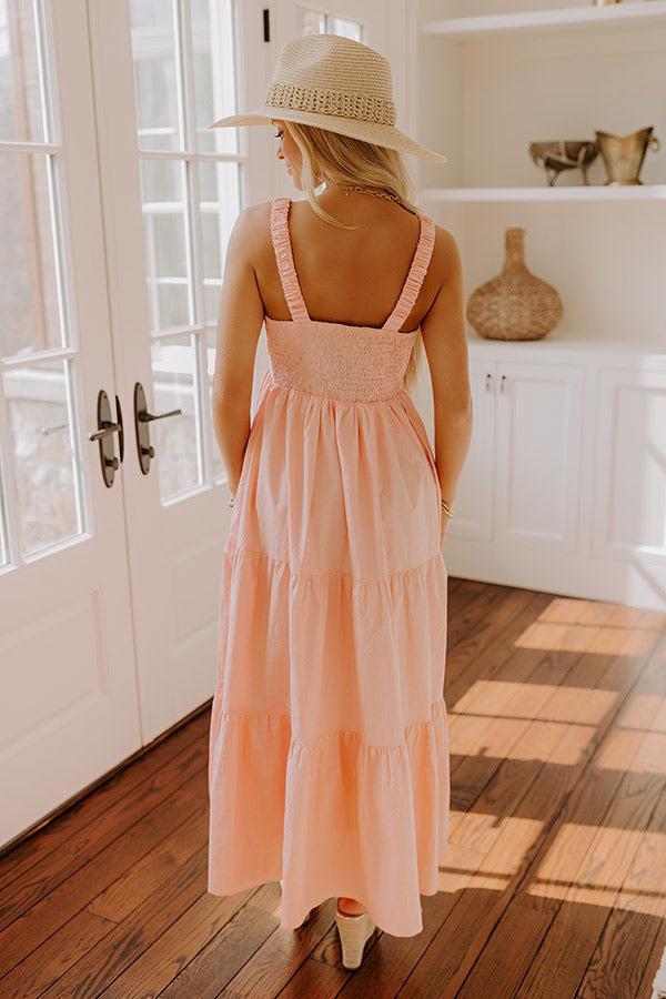 Sunny Horizon Maxi Dress in Blooming Dahlia Product Image