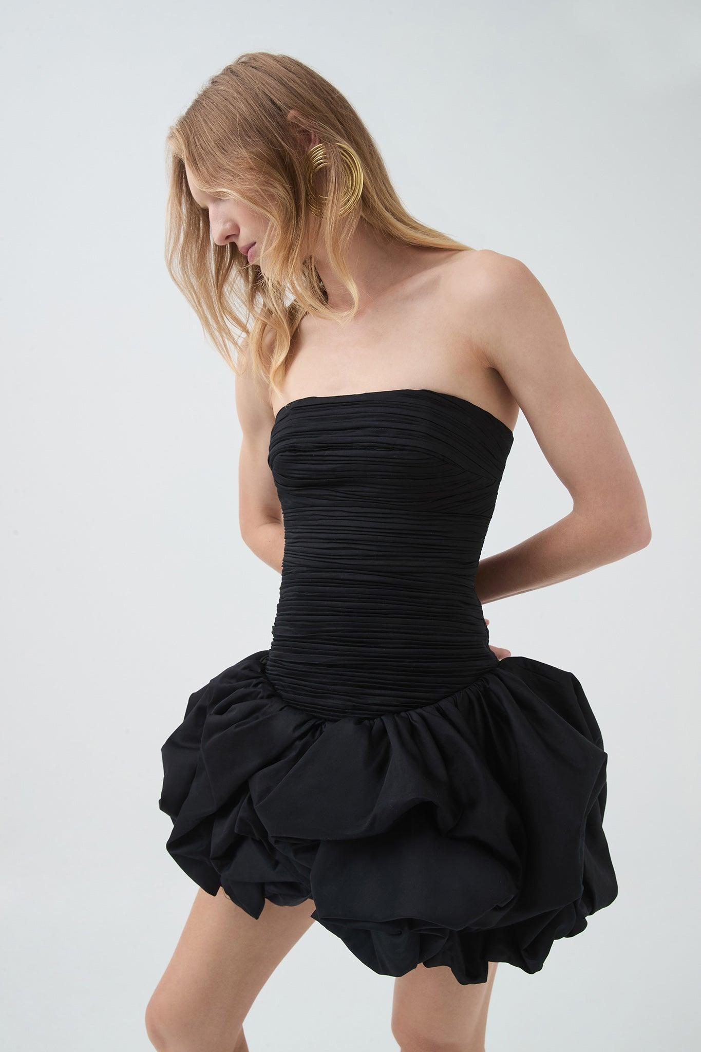 Violette Bubble Hem Mini Dress Product Image