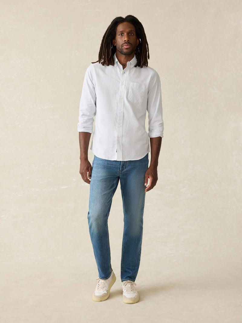 Supima Oxford Shirt - Classic Stripe Product Image