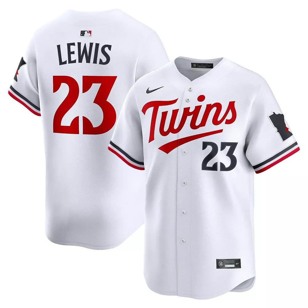 Men's Nike Royce Lewis White Minnesota Twins Home Limited Player Jersey, Size: Small Product Image