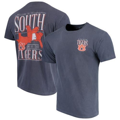 Men's Navy Auburn Tigers Welcome to the South Comfort Colors T-Shirt, Size: Small, Blue Product Image