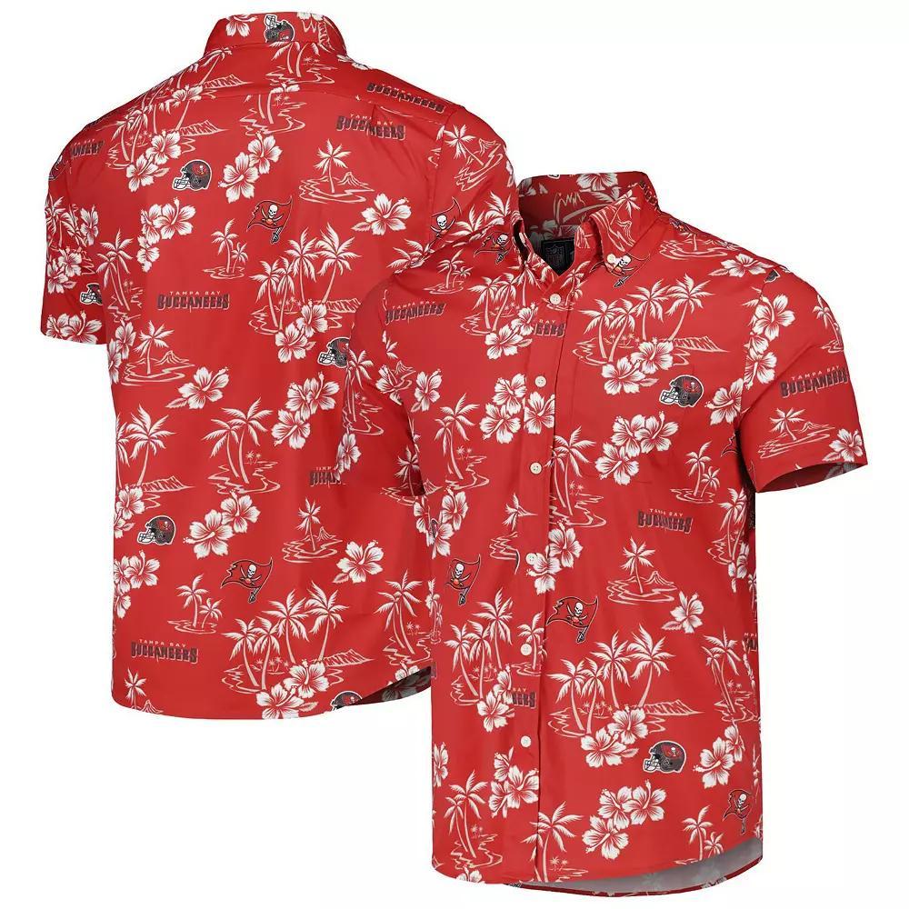Men's Reyn Spooner Red Tampa Bay Buccaneers Kekai Button-Up Shirt, Size: Small Product Image