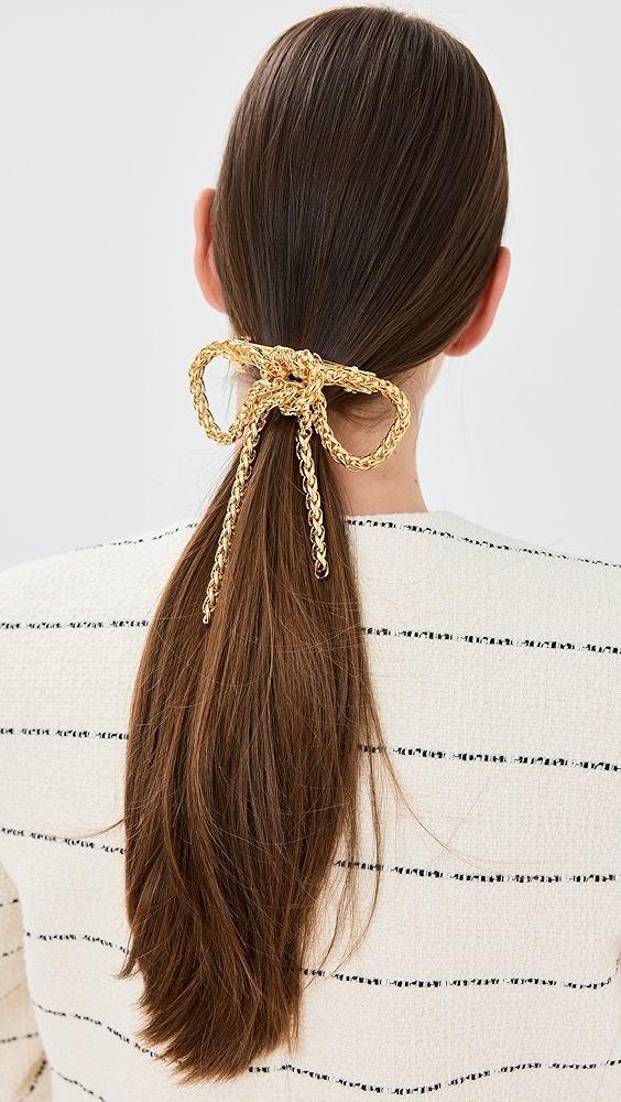 LELET NY Kamala Chain Bow Barrette | Shopbop Product Image