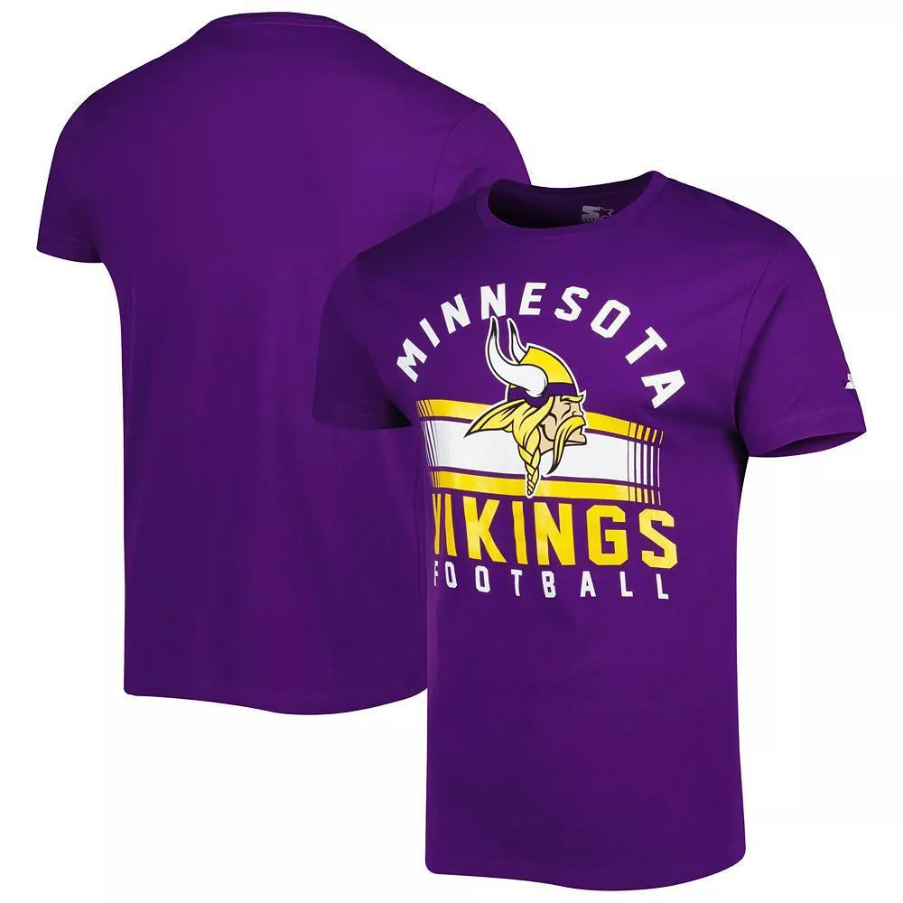 Men's Starter Purple Minnesota Vikings Prime Time T-Shirt, Size: Large Product Image