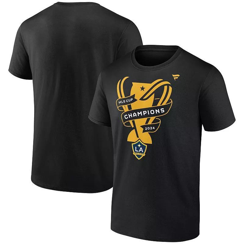 Men's Fanatics Black LA Galaxy 2024 MLS Cup Champions Locker Room T-Shirt, Size: Medium Product Image