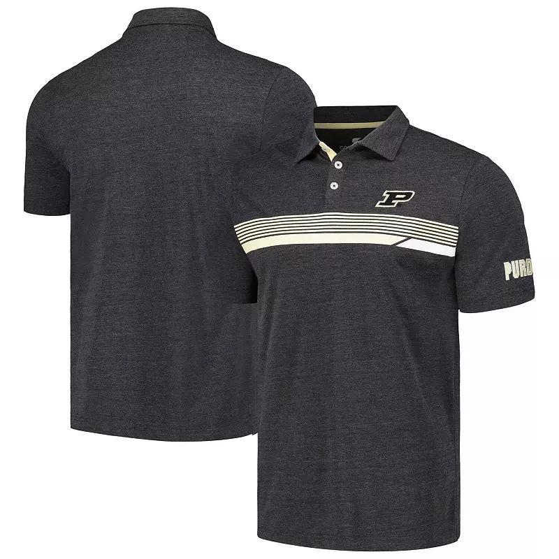 Men's Colosseum  Charcoal Purdue Boilermakers No Problemo Polo, Size: 3XL Product Image