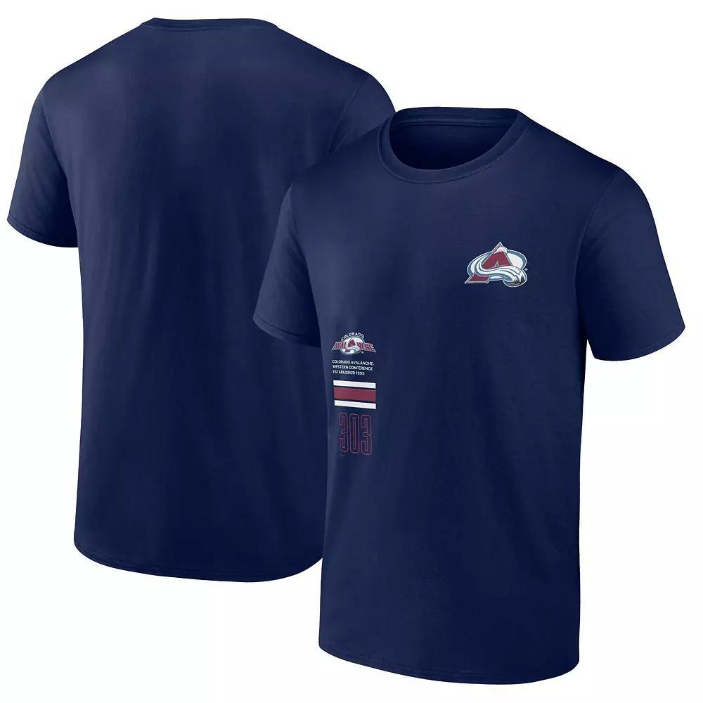 Men's Fanatics Branded Navy Colorado Avalanche Represent T-Shirt, Size: XL, Blue Product Image