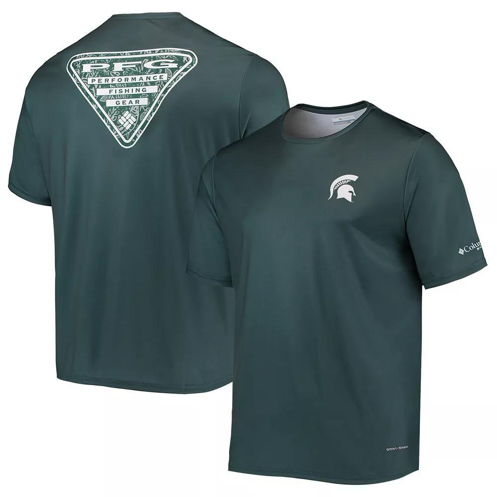 Men's Columbia Green Michigan State Spartans Terminal Tackle Omni-Shade T-Shirt, Size: Medium Product Image