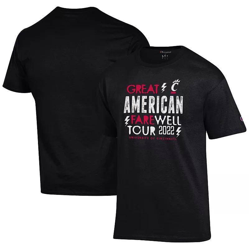 Mens Champion Cincinnati Bearcats Farewell Tour T-Shirt Product Image