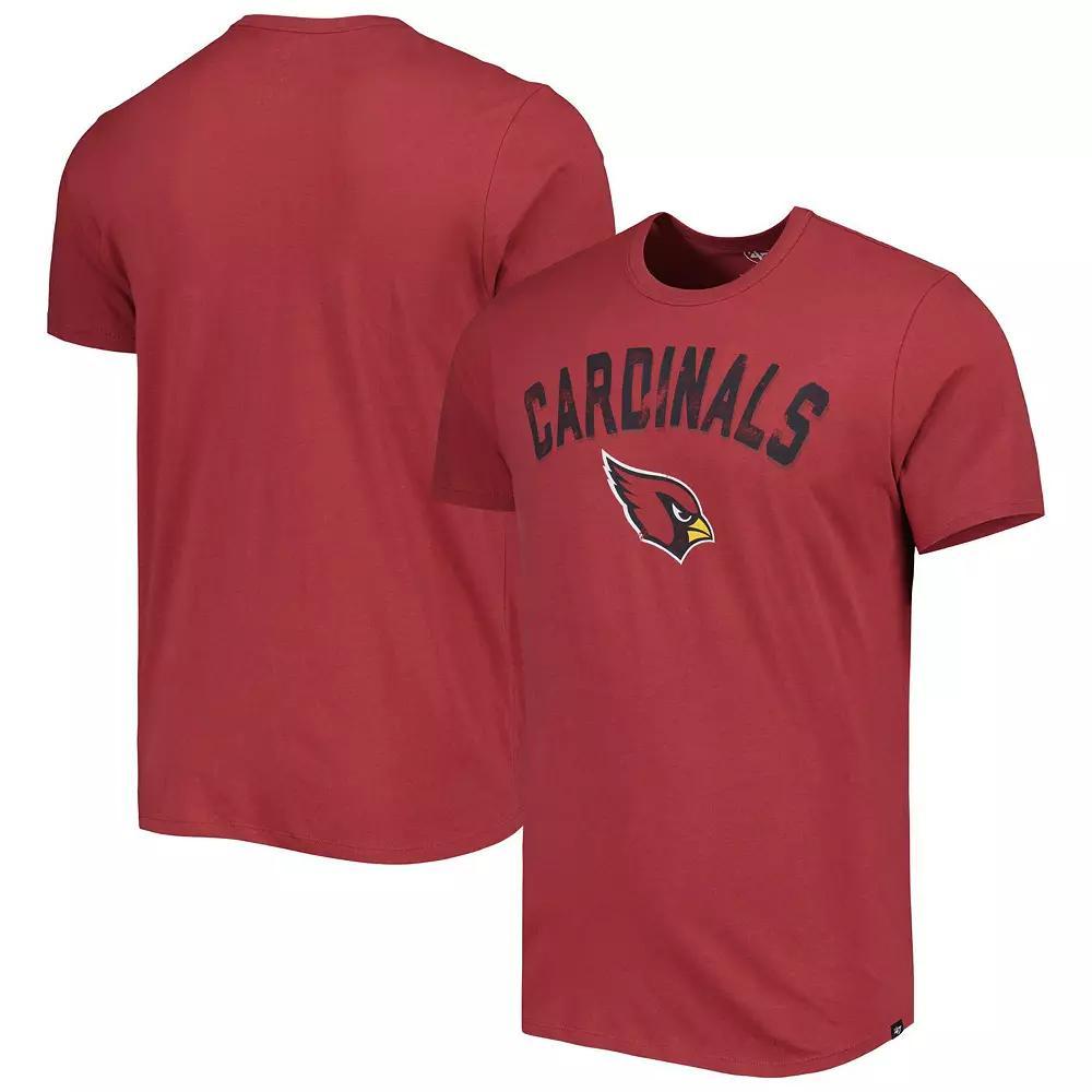 Men's '47 Cardinal Arizona Cardinals All Arch Franklin T-Shirt, Size: 2XL, Red Product Image
