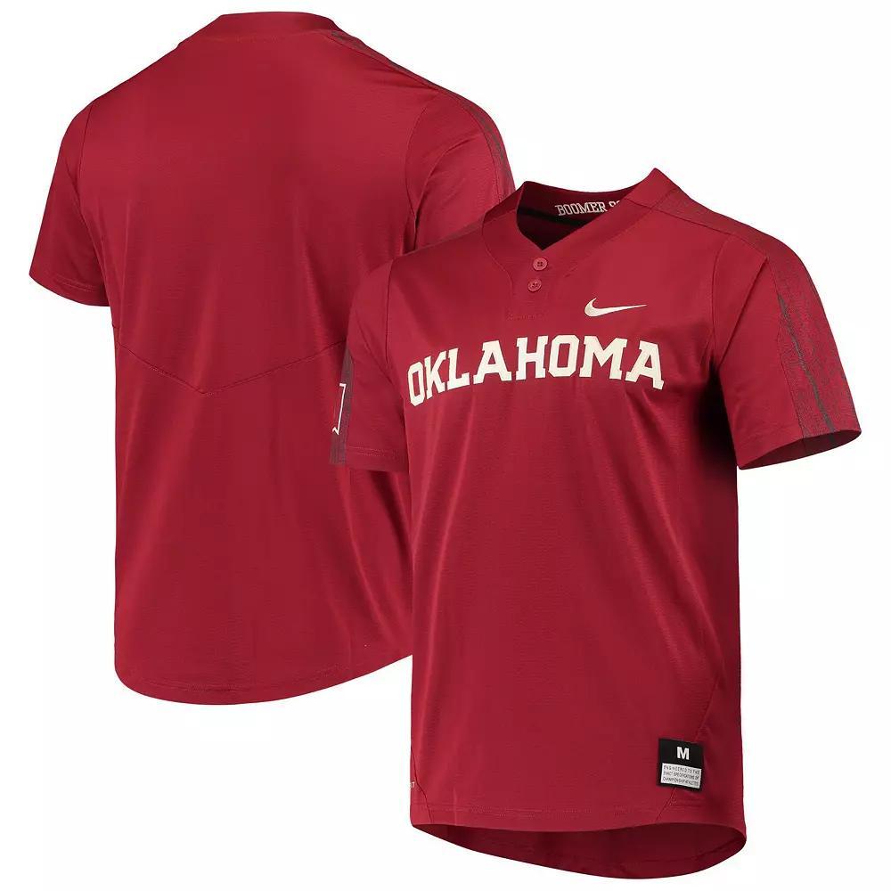 Nike Crimson Oklahoma Sooners Replica Softball Jersey, Men's, Size: 2XL, Red Product Image