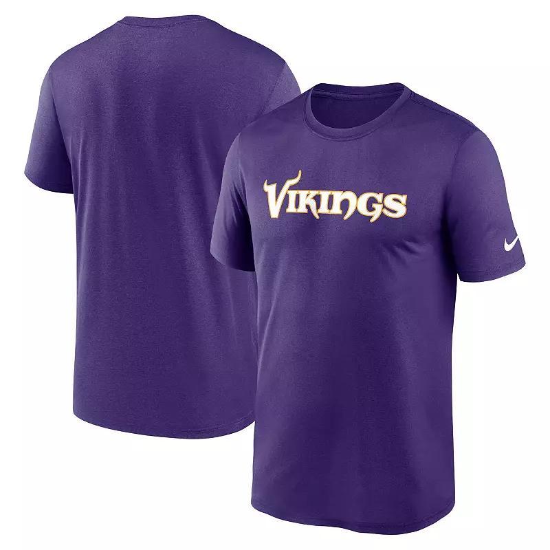 Men's Nike Purple Minnesota Vikings Primetime Legend Wordmark Performance T-Shirt, Size: XL Product Image