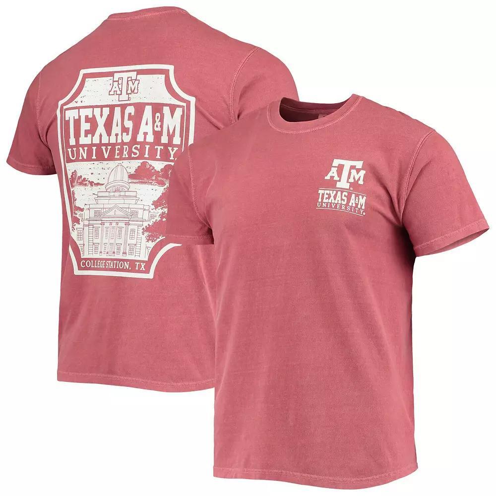 Mens Maroon Texas A&M Aggies Comfort Colors Campus Team Icon T-Shirt Product Image