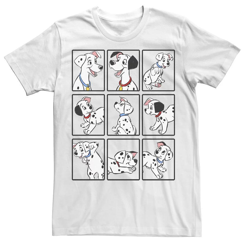 Disney's 101 Dalmatians Men's Family Photo Box Up Tee, Size: XL, White Product Image