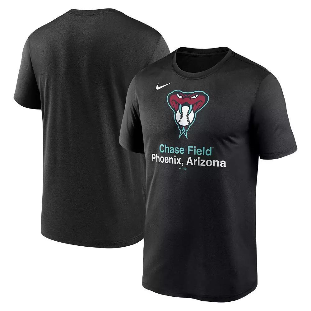 Men's Nike Black Arizona Diamondbacks Stadium Legend Performance T-Shirt, Size: 2XL Product Image