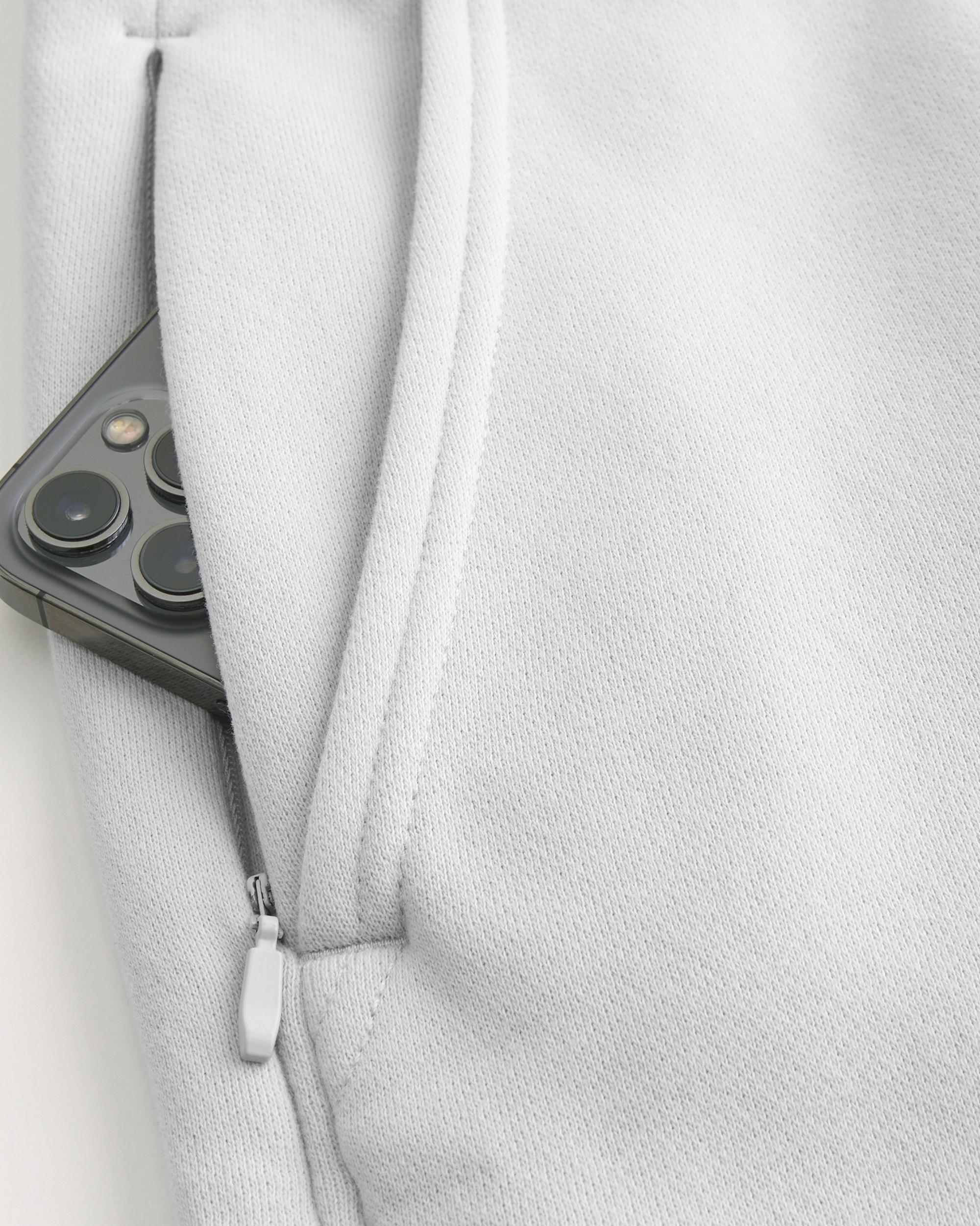 At-the-Knee Baggy Fleece Shorts Product Image