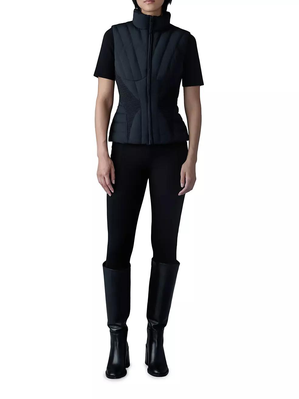 Aurelia Padded Down Zip-Up Vest Product Image