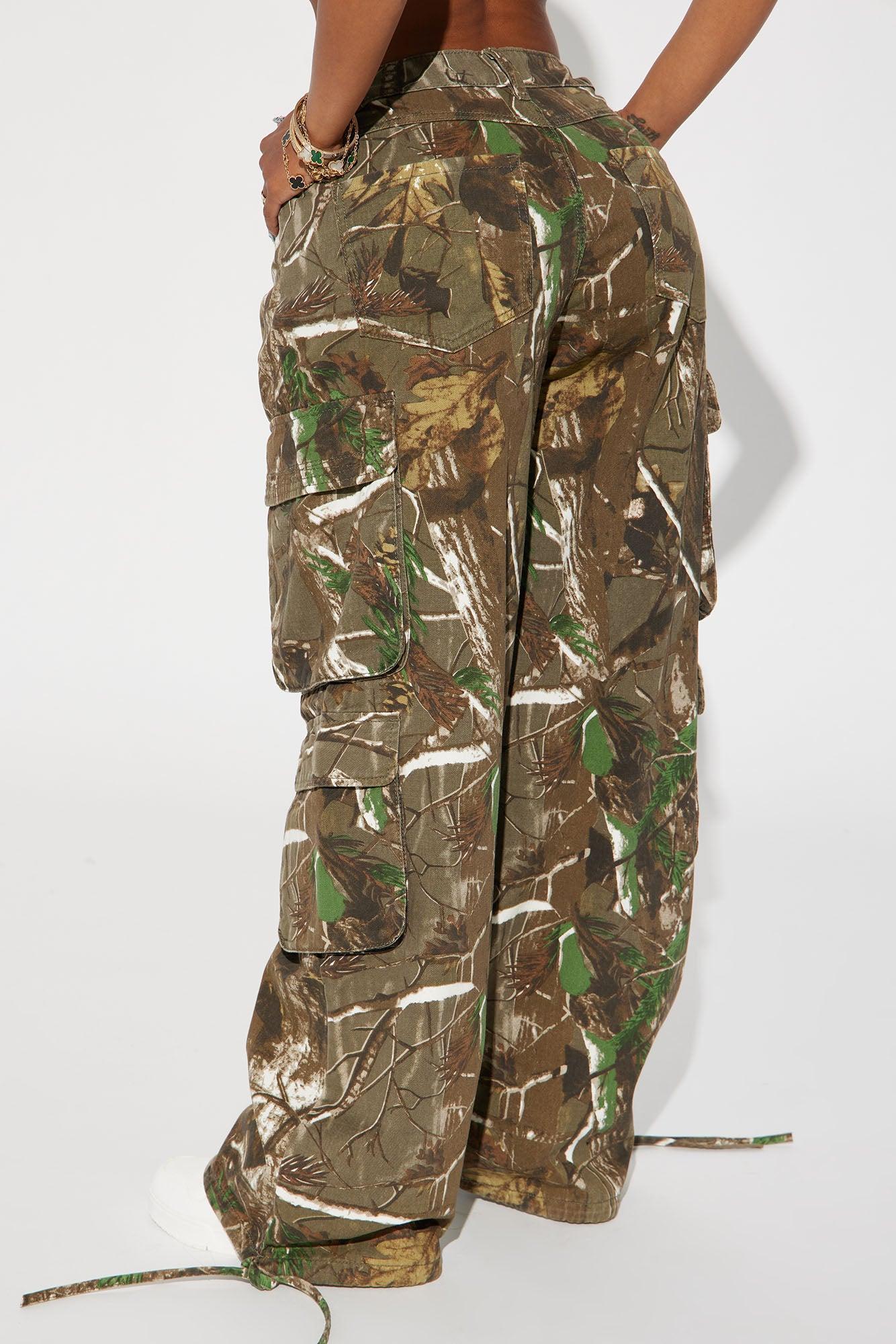 On The Hunt Camo Cargo Pant - Green/combo Product Image