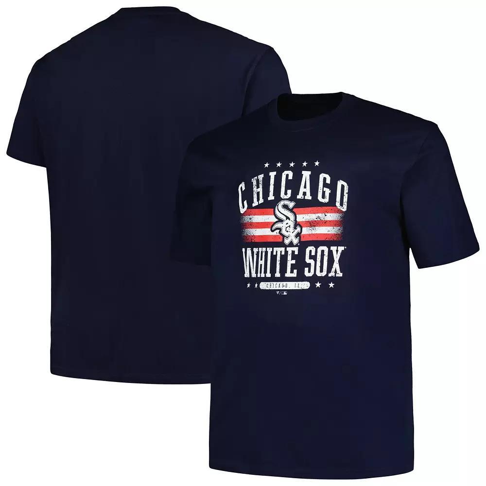 Men's Profile  Navy Chicago White Sox Big & Tall Americana T-Shirt, Size: 3XB, Blue Product Image